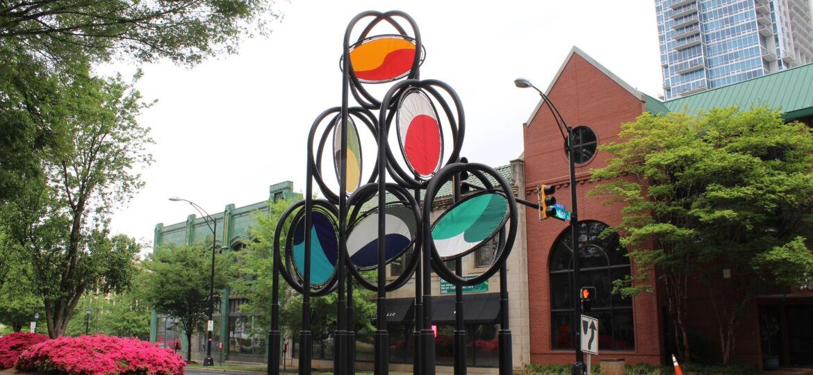 "Wind Sculpture" by Jack Pentes.